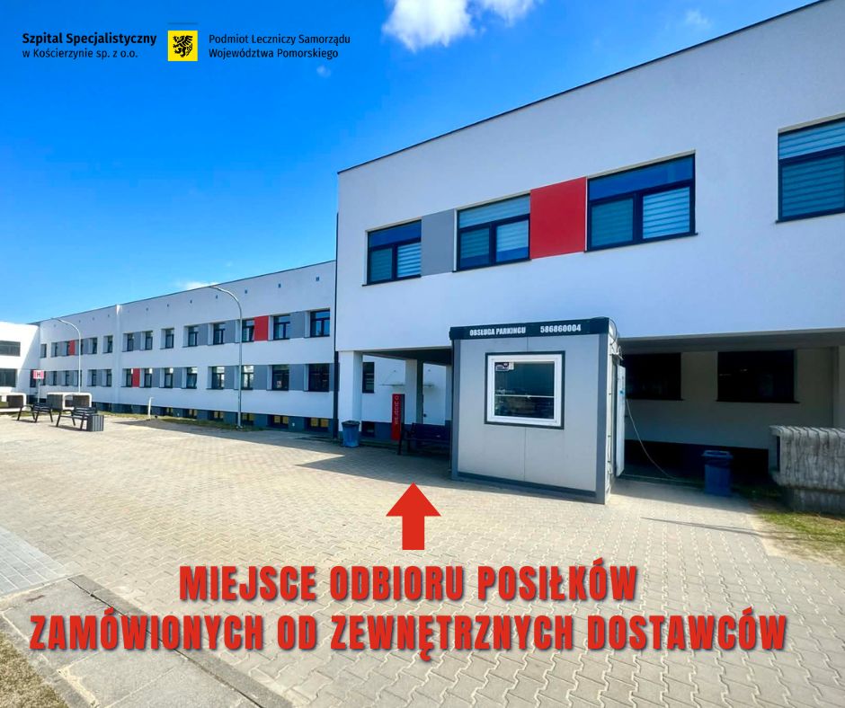 Miejsce odbioru zamówionych posiłków od zewnętrznych dostawców